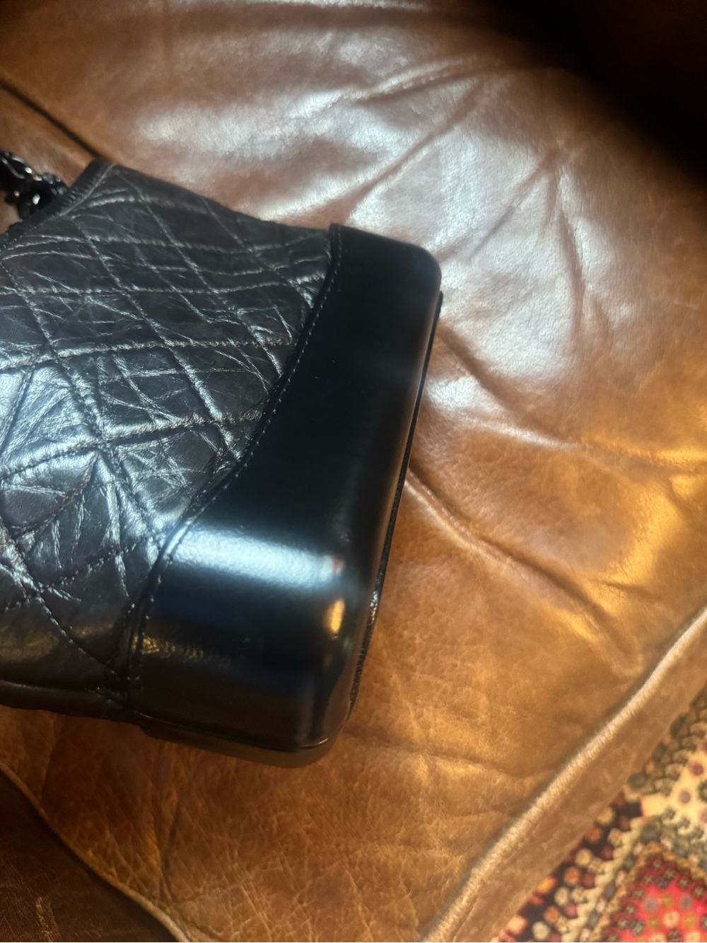 CHANEL Ages Calfskin Small Gabrielle Hobo in So Black - Picture 10 of 13